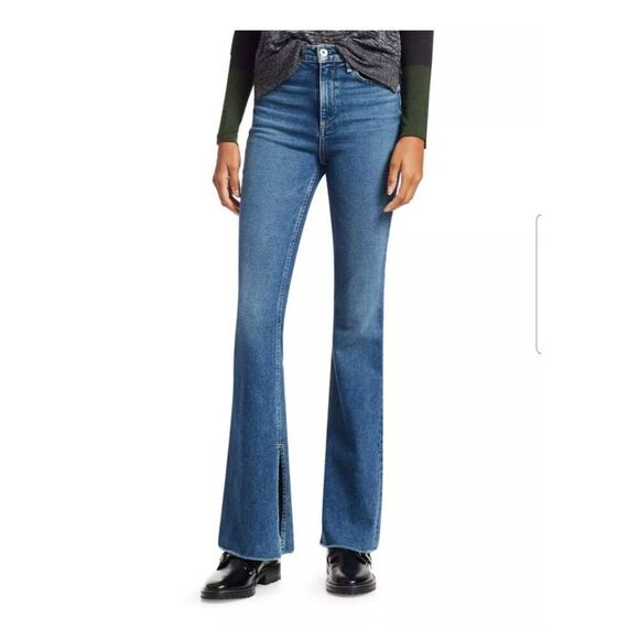 rag & bone Denim - Rag & bone Bella High Rise Slit Hem Bootcut Jeans Size 28